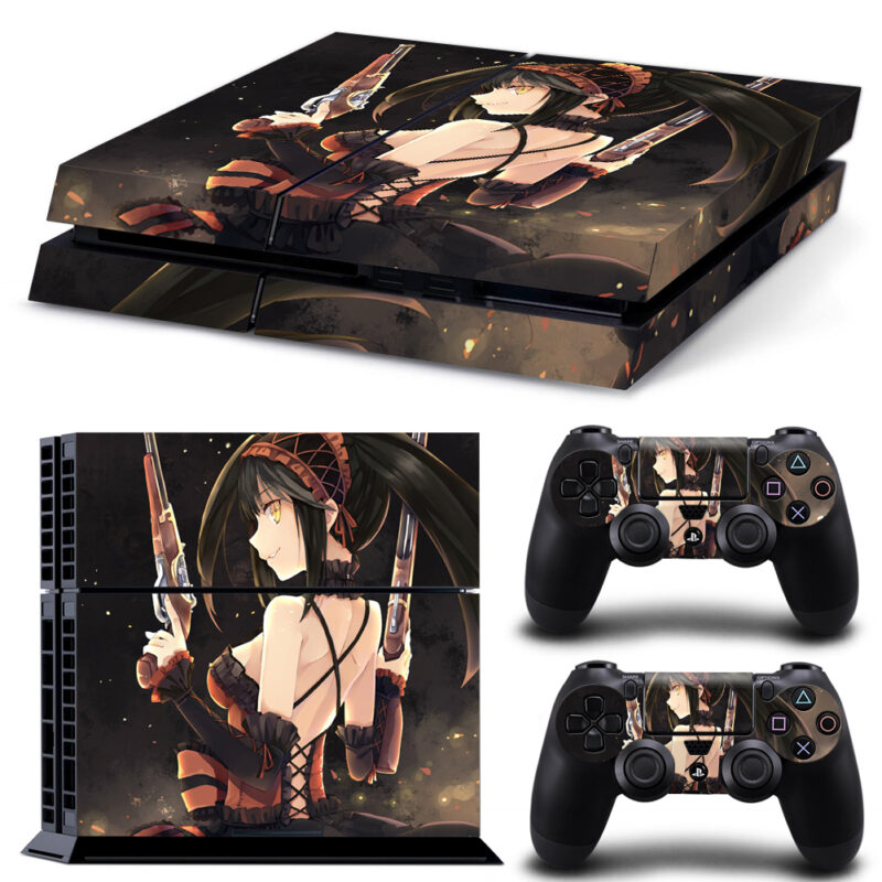 Kurumi Tokisaki PS4 Skin Sticker Design 1