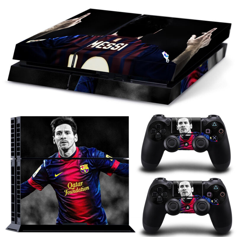 FCB Lionel Messi PS4 Skin Sticker