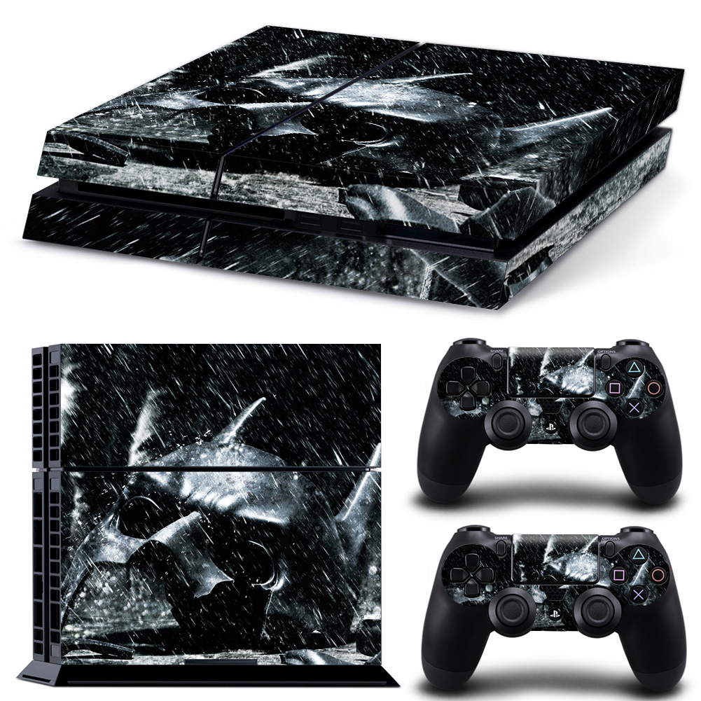 The Dark Knight Rises Batman Mask PS4 Skin Sticker