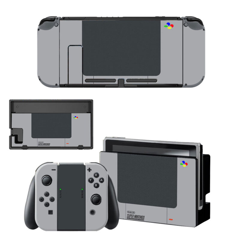 Super Nintendo Skin Sticker For Nintendo Switch OLED & Nintendo Switch