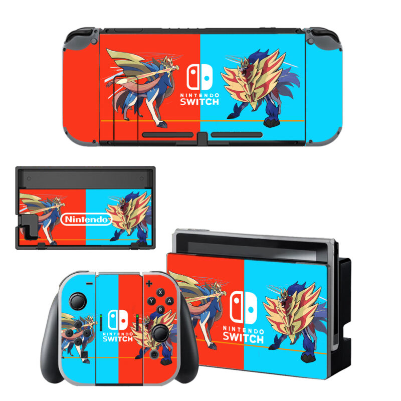 Pokemon Sword And Shield Skin Sticker For Nintendo Switch OLED & Nintendo Switch