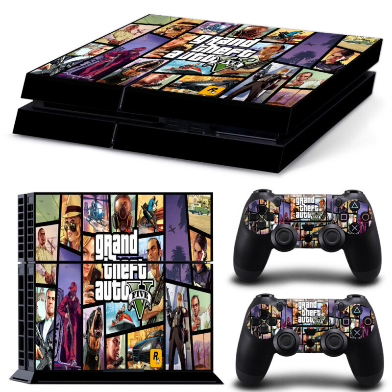 Grand Theft Auto V PS4 Skin Sticker Design 9