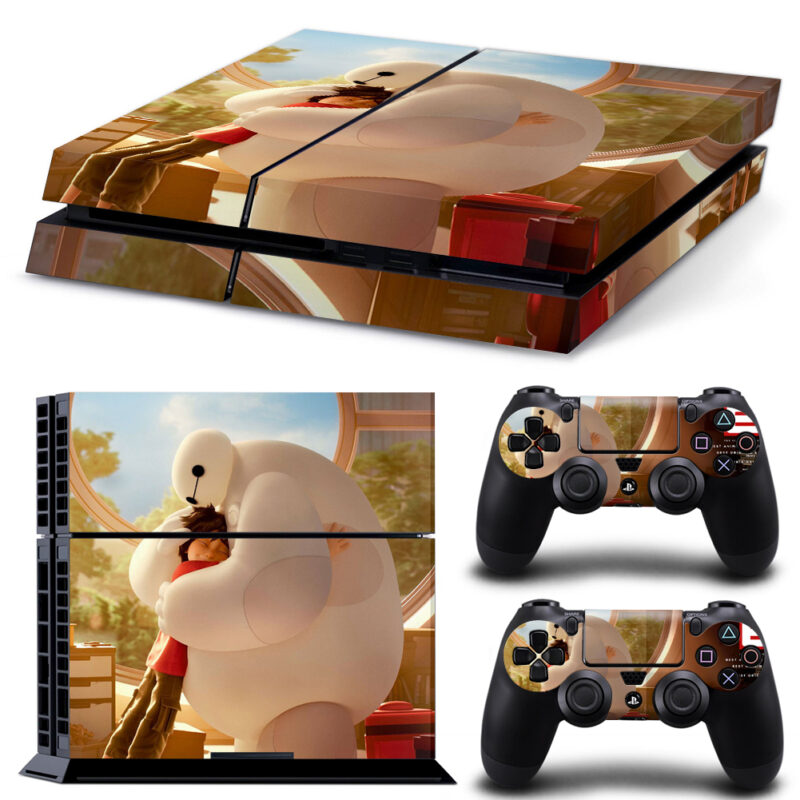 Big Hero 6 Baymax And Hiro PS4 Skin Sticker