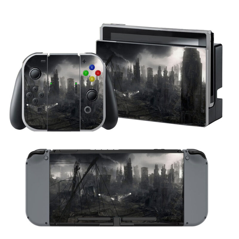 Aftermath Doomsday Destruction Decal Cover For Nintendo Switch & Nintendo Switch OLED