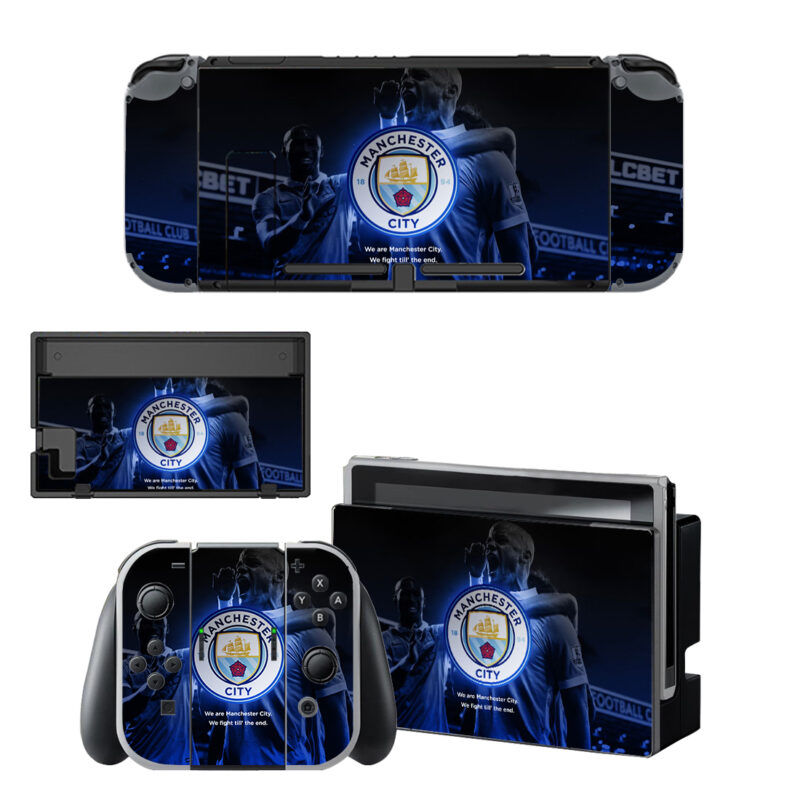 Manchester City Skin Sticker For Nintendo Switch OLED & Nintendo Switch