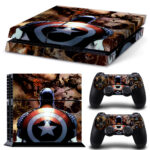 Captain America Marvel PS4 Skin Sticker
