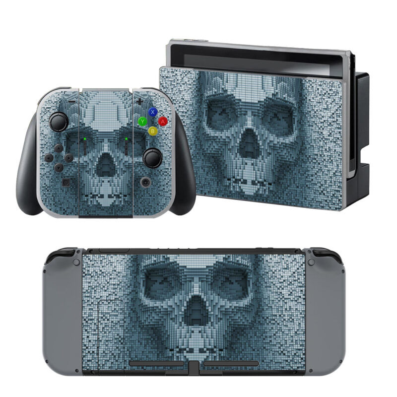 Minecraft Skull Decal Cover For Nintendo Switch & Nintendo Switch OLED