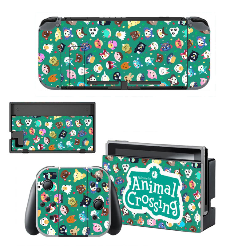 Animal Crossing Skin Sticker For Nintendo Switch OLED & Nintendo Switch Design 1