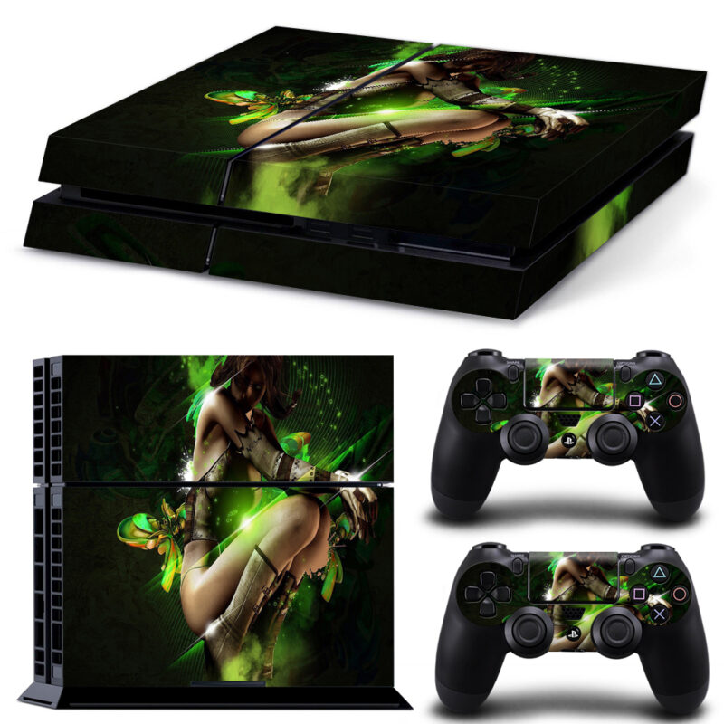 Creative Fantasy Girl PS4 Skin Sticker