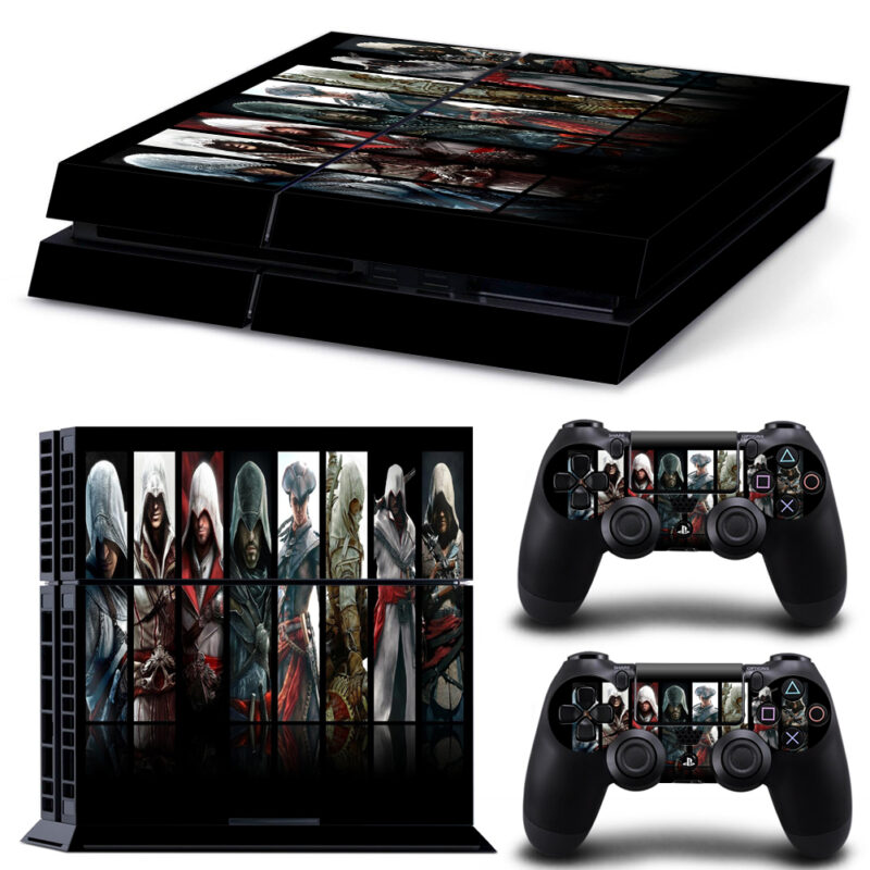 Assassin's Creed Collage PS4 Skin Sticker