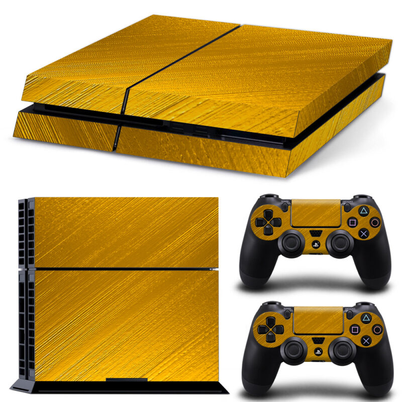 Golden Pattern PS4 Skin Sticker