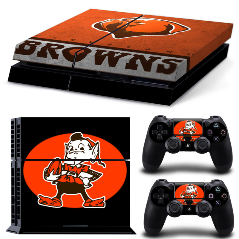 Cleveland Browns PS4 Skin Sticker