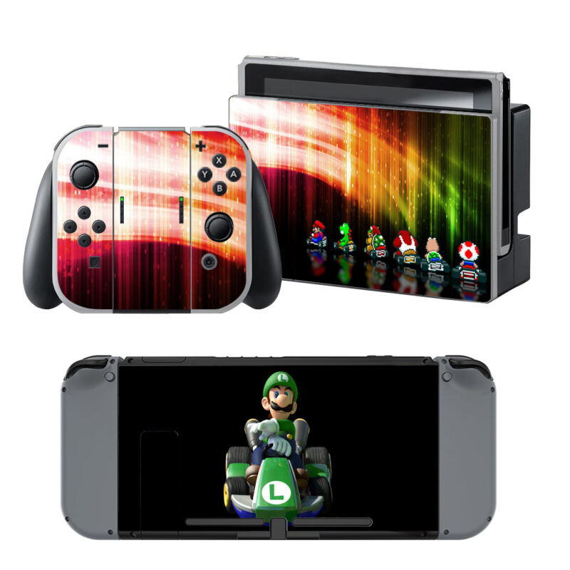 Mario Kart Skin Sticker For Nintendo Switch & Nintendo Switch OLED Design 5