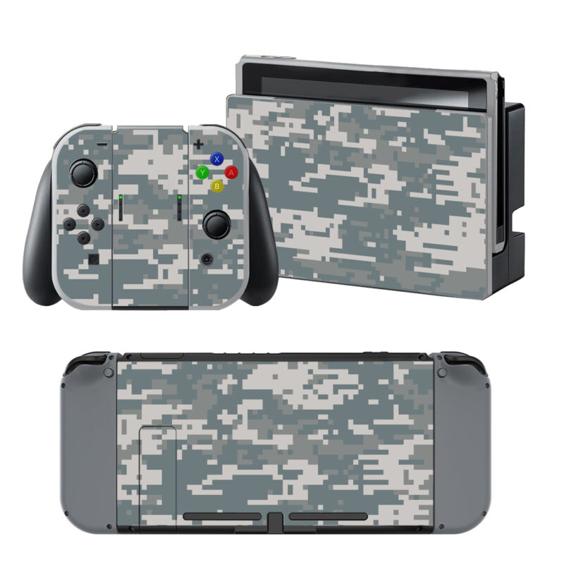 Digital Camouflage Decal Cover For Nintendo Switch & Nintendo Switch OLED