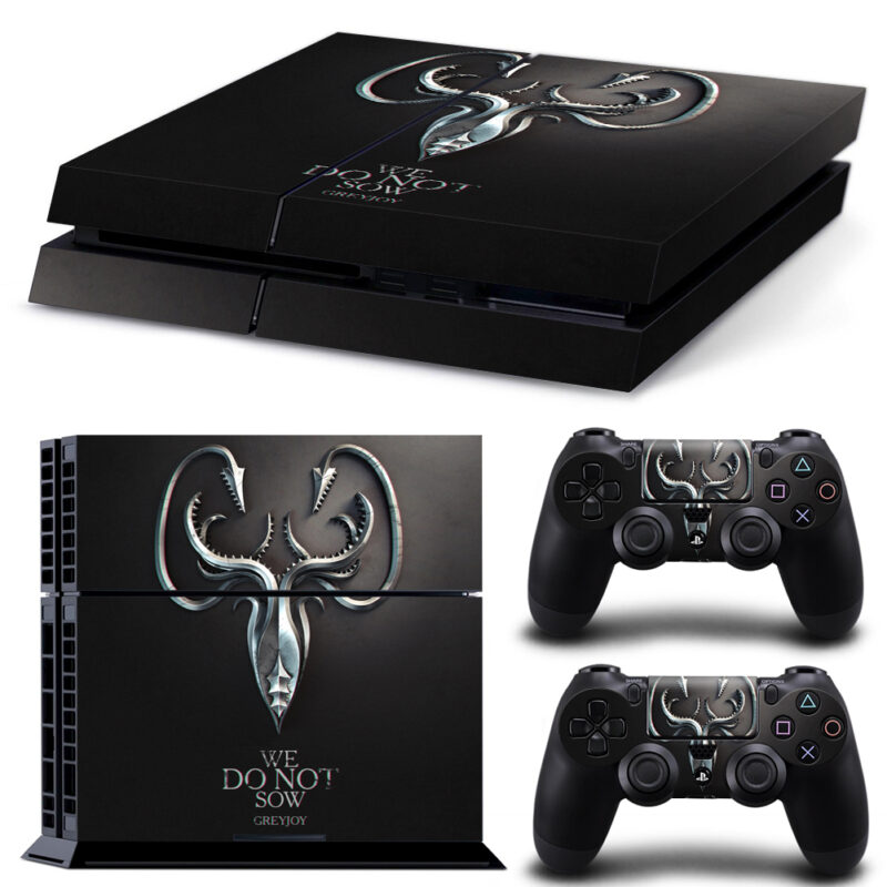 Game Of Thrones Sigil Of House Greyjoy PS4 Skin Sticker