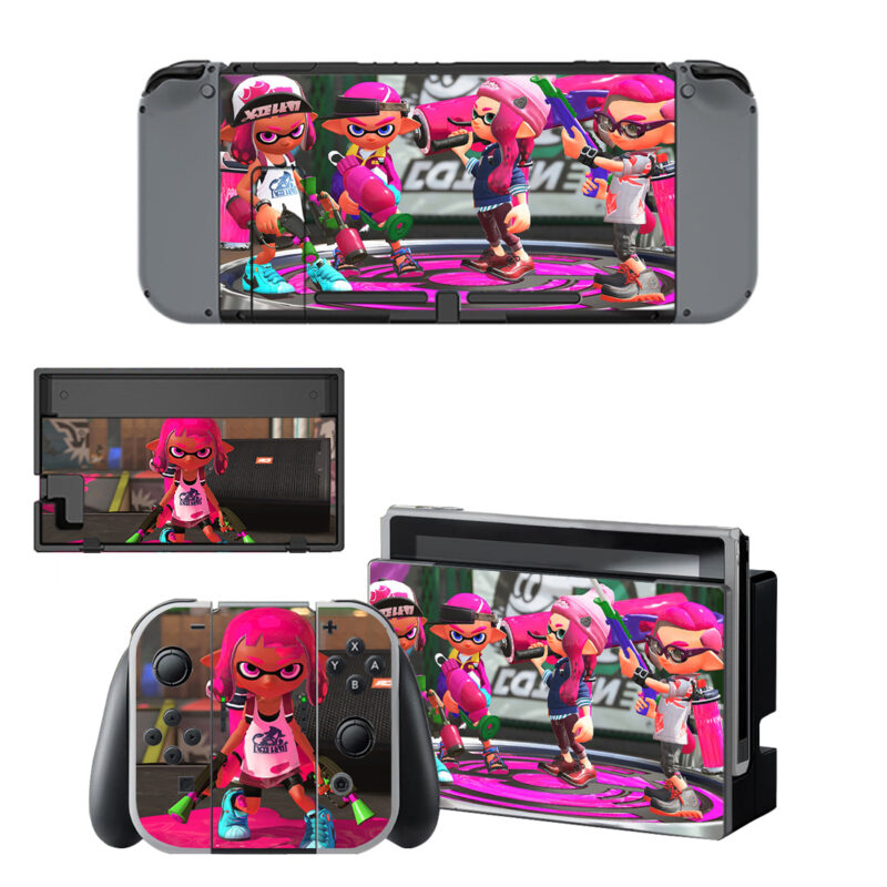 Splatoon 2 Decal Cover For Nintendo Switch & Nintendo Switch OLED Design 5