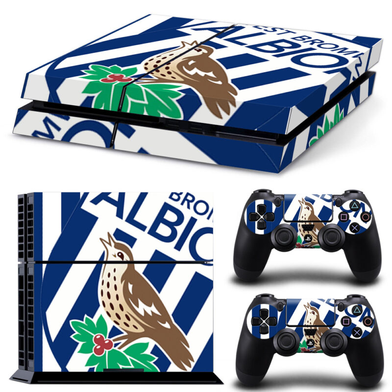 West Bromwich Albion PS4 Skin Sticker Design 2