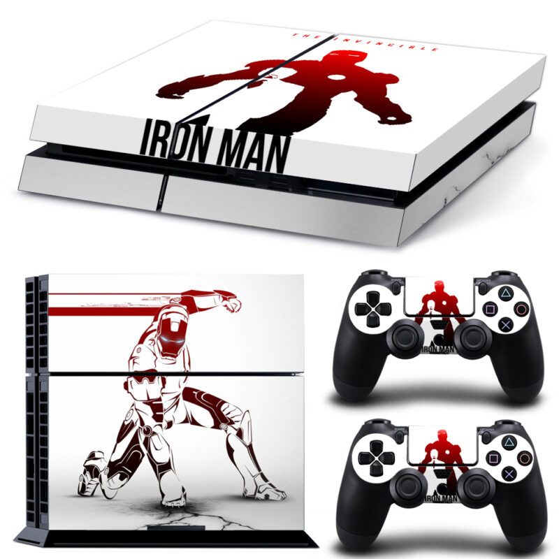 The Invincible Iron Man PS4 Skin Sticker