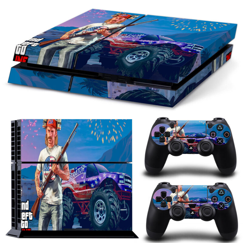 Grand Theft Auto Online Game PS4 Skin Sticker