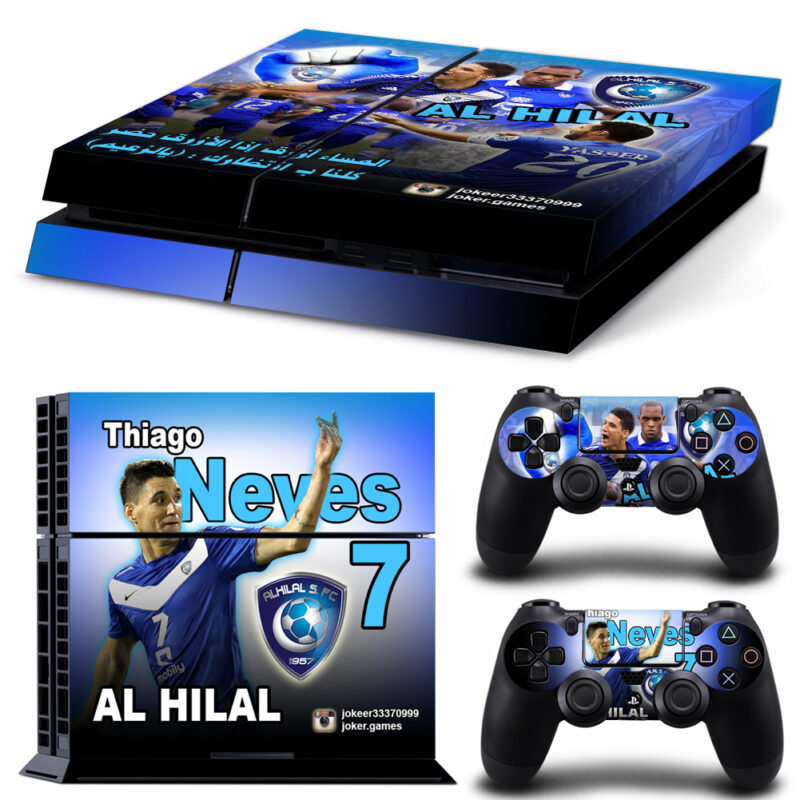 Al Hilal SFC Thiago Neves PS4 Skin Sticker