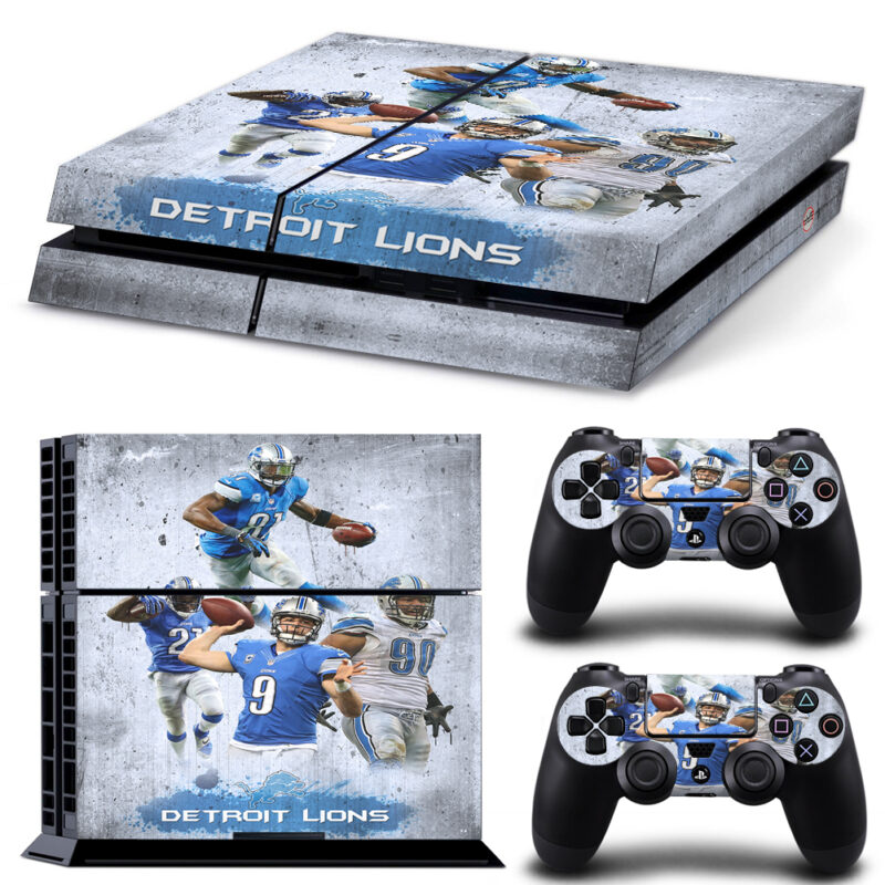 Detroit Lions American Football Team PS4 Skin Sticker