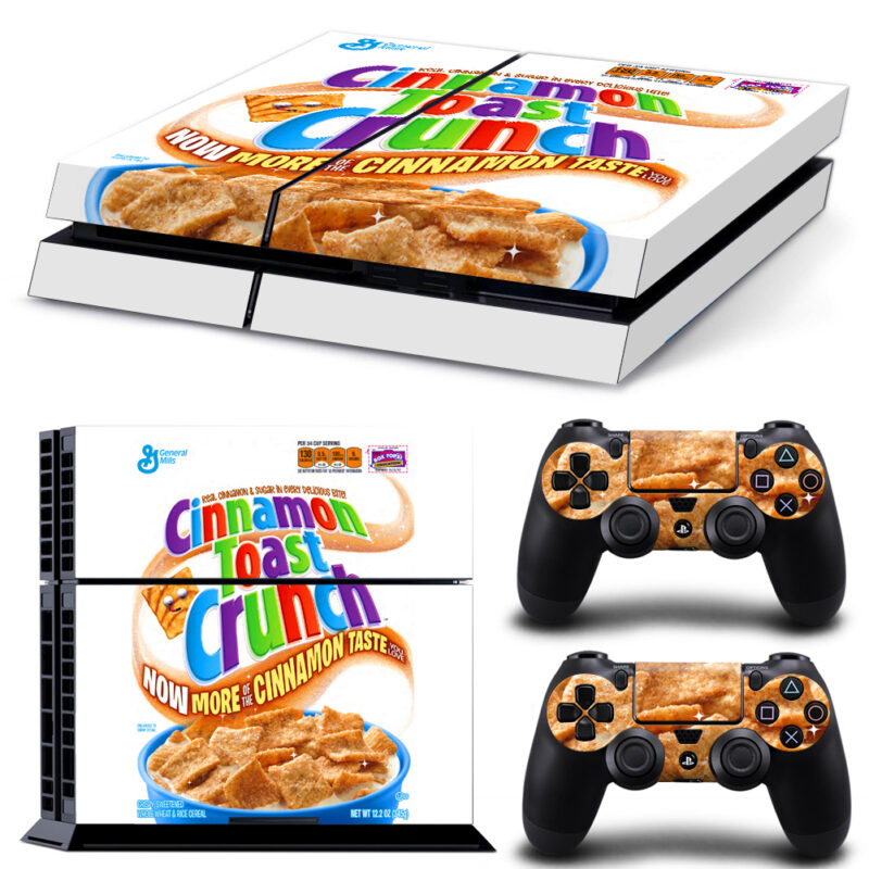 General Mills Cinnamon Toast Crunch Cereal PS4 Skin Sticker