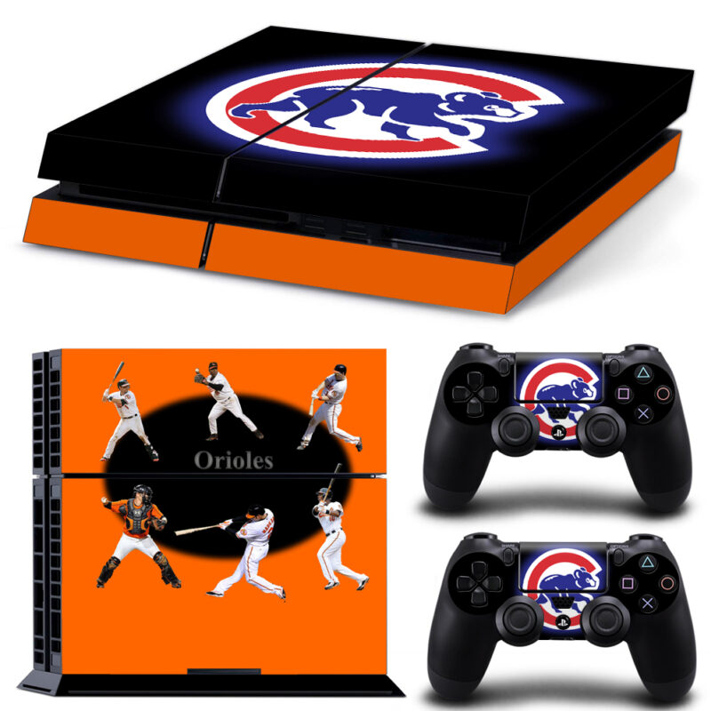 Orioles Chicago Bear Cubs PS4 Skin Sticker