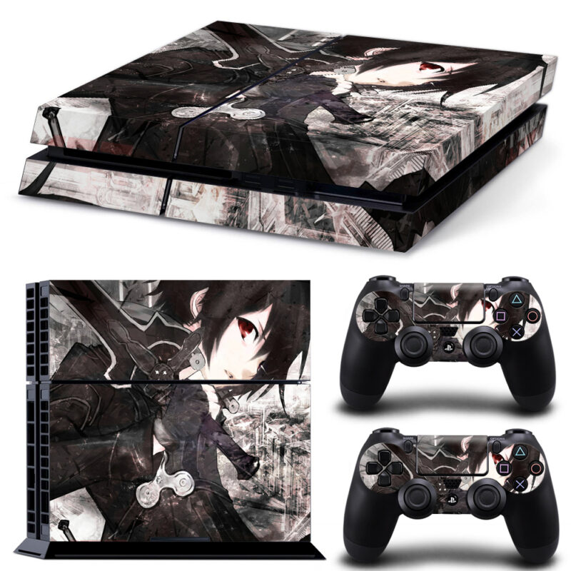 Sword Art Online Kirito PS4 Skin Sticker