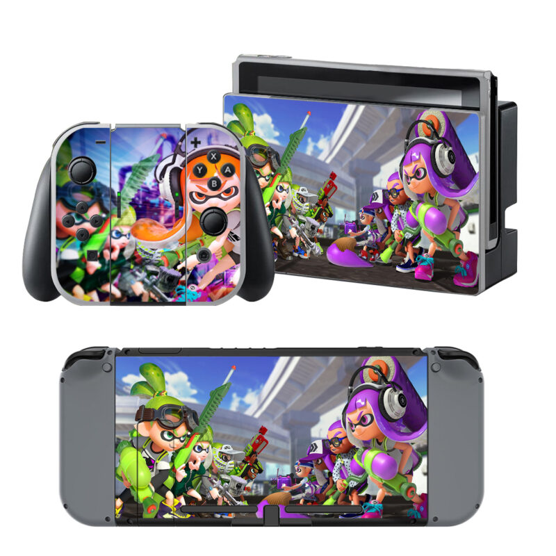 Splatoon Skin Sticker For Nintendo Switch & Nintendo Switch OLED Design 7