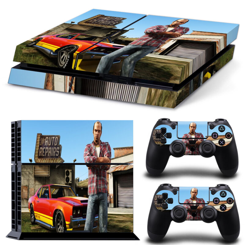 Grand Theft Auto V PS4 Skin Sticker Design 7