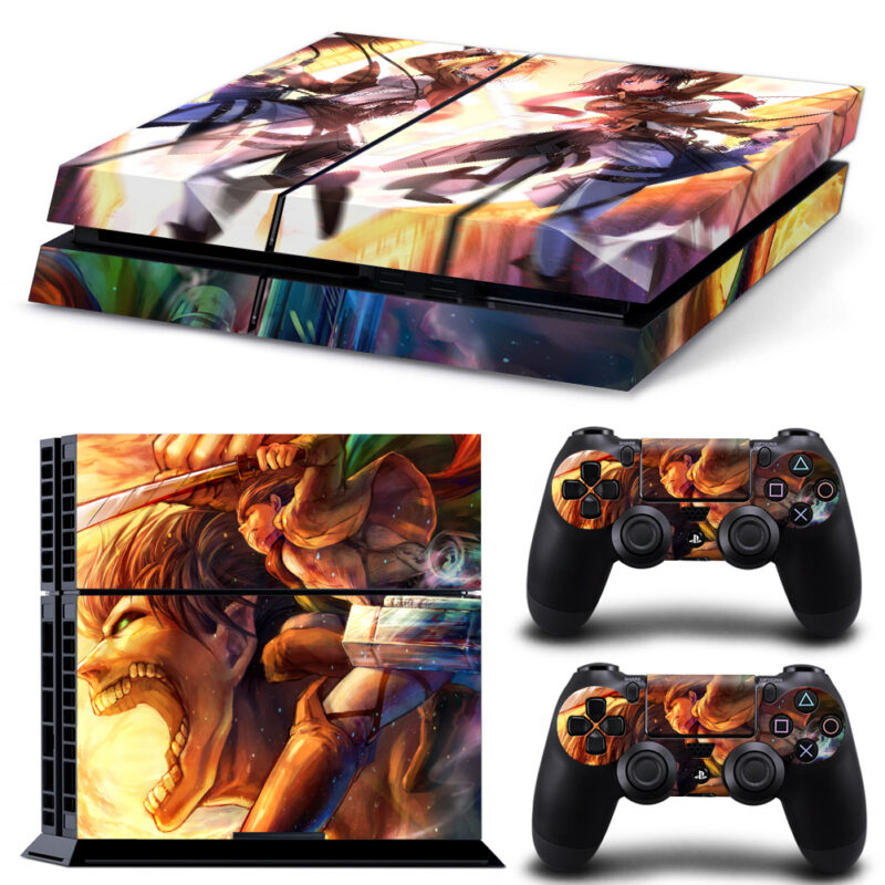 Attack On Titan 2 PS4 Skin Sticker