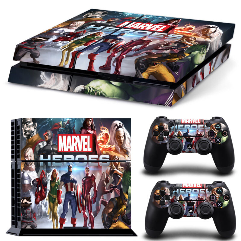 Marvel Heroes Game PS4 Skin Sticker