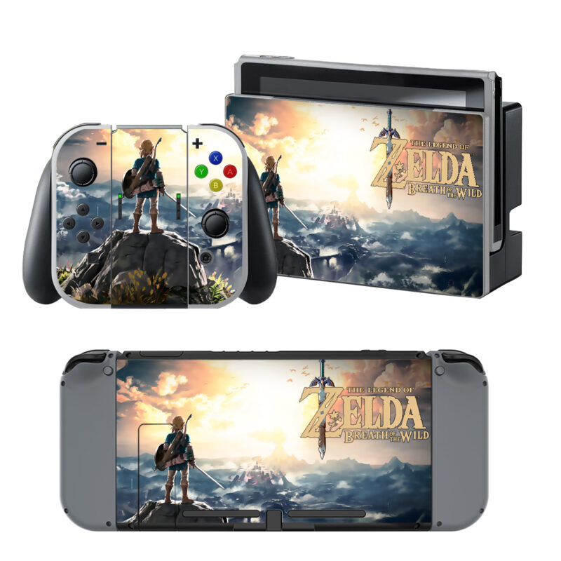 The Legend Of Zelda Breath Of The Wild Skin Sticker For Nintendo Switch OLED & Nintendo Switch Design 2