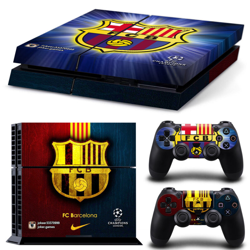 Flag Of FC Barcelona PS4 Skin Sticker