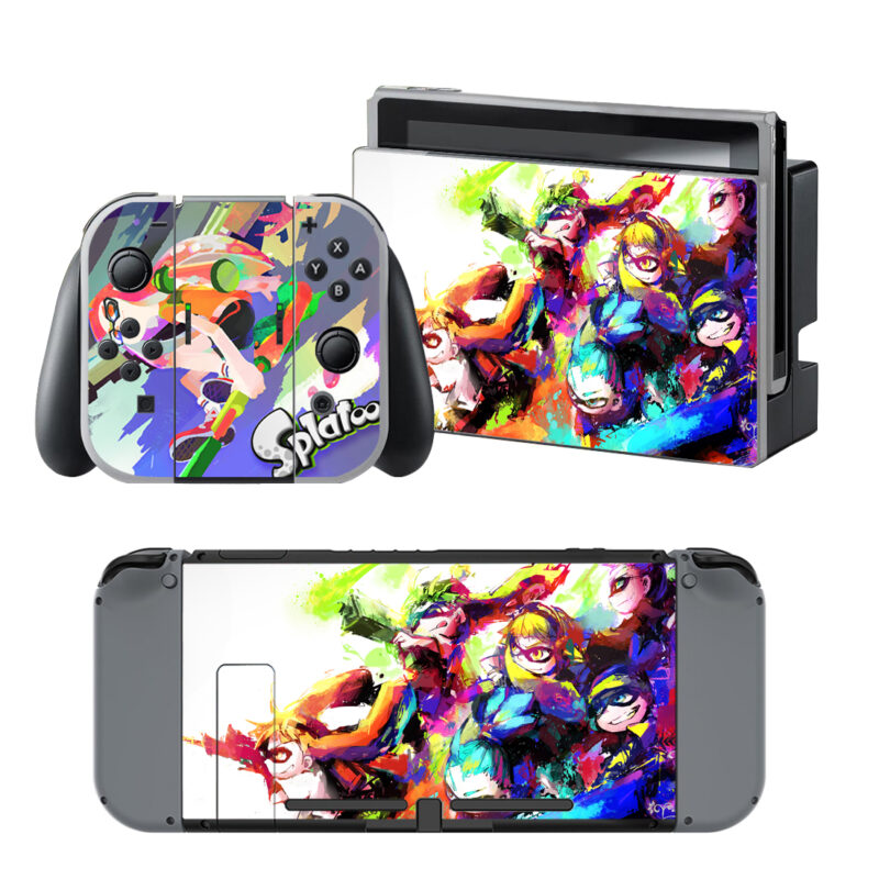 Splatoon Decal Cover For Nintendo Switch & Nintendo Switch OLED Design 6