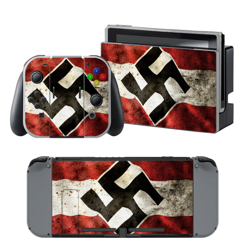 Flag Of Nazi Germany Decal Cover For Nintendo Switch & Nintendo Switch OLED