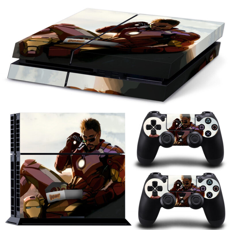 Iron Man Comics PS4 Skin Sticker