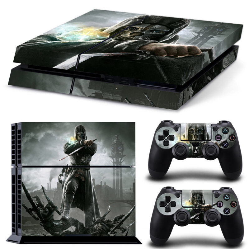 Dishonored Skin Sticker For PS4 And Controllers