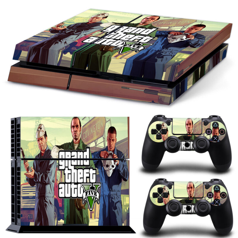 Grand Theft Auto V PS4 Skin Sticker Design 8