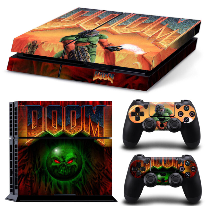 Doom Game PS4 Skin Sticker