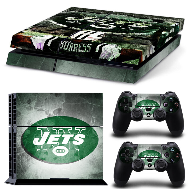 New York Jets Skin Sticker For PS4 And Controllers