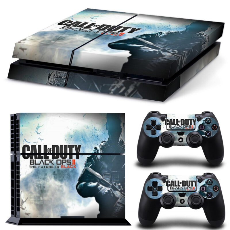 Call Of Duty Black OPS II The Future Is Black PS4 Skin Sticker