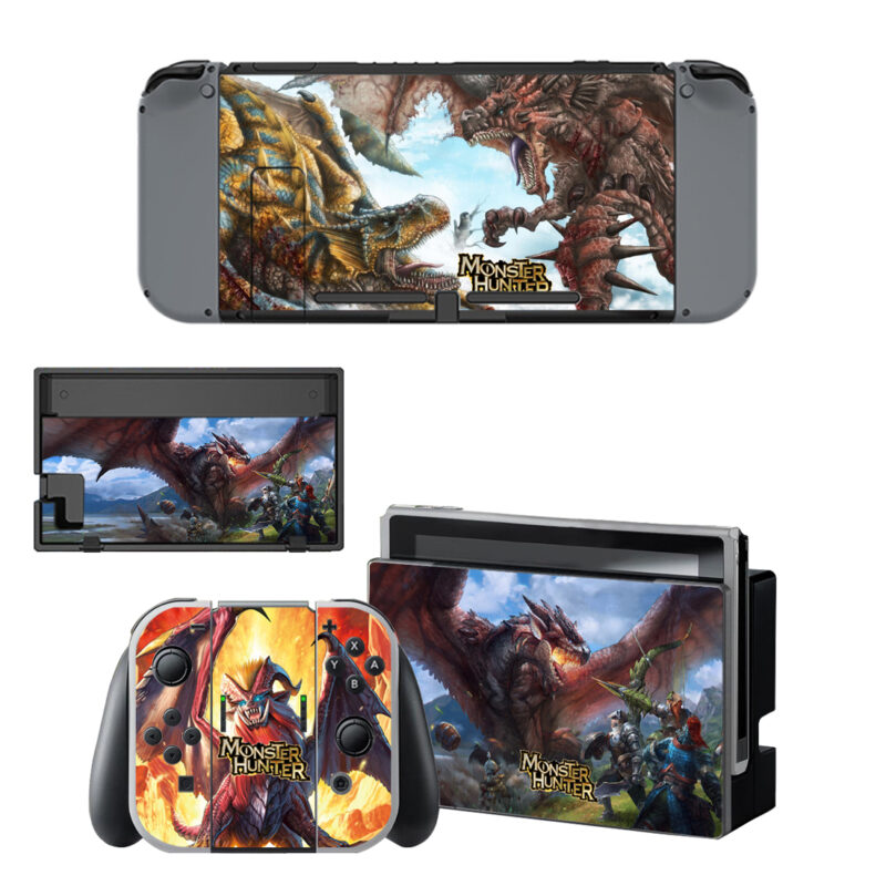 Monster Hunter Skin Sticker For Nintendo Switch & Nintendo Switch OLED Design 3