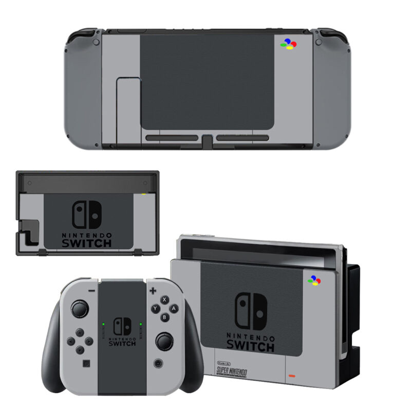 Black And Grey Decal Cover For Nintendo Switch & Nintendo Switch OLED