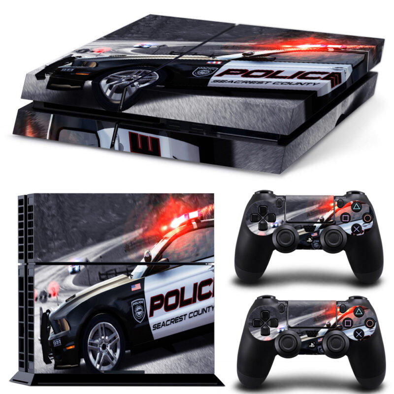 Game Need For Speed: Most Wanted Police Chase Car PS4 Skin Sticker