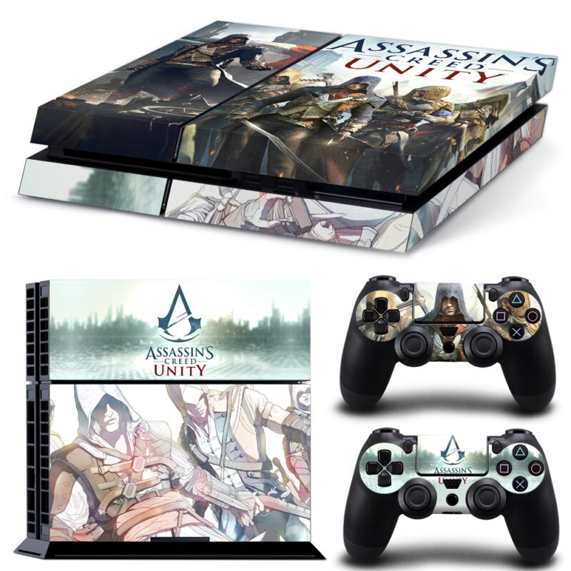 Assassin's Creed Unity Game PS4 Skin Sticker Design 1