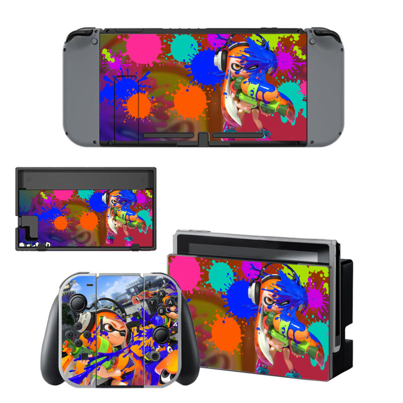 Splatoon Decal Cover For Nintendo Switch & Nintendo Switch OLED Design 8