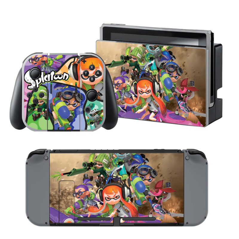 Splatoon Skin Sticker For Nintendo Switch & Nintendo Switch OLED Design 8