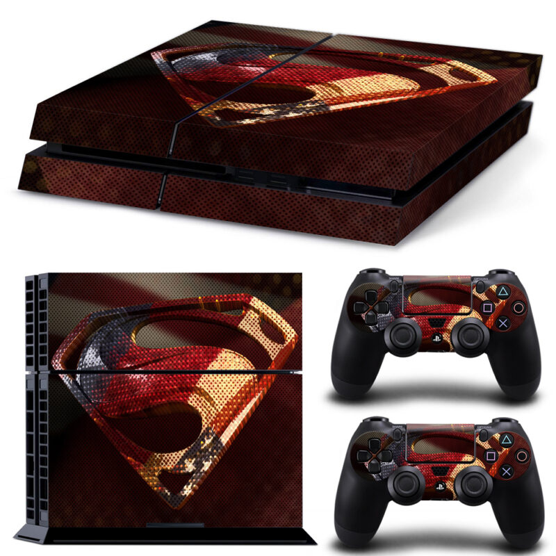 Superman PS4 Skin Sticker Design 1