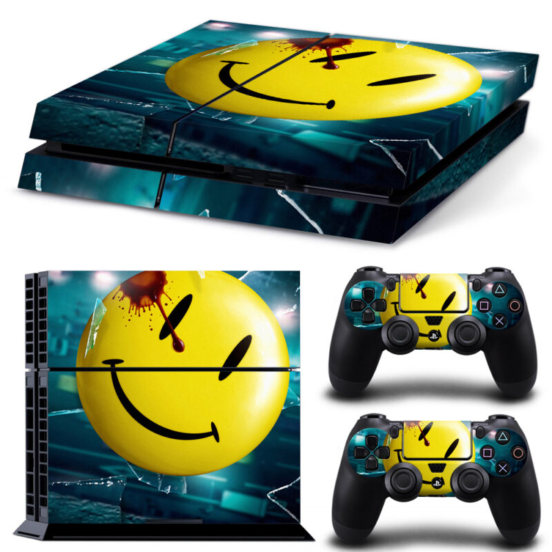 Watchmen Smiley PS4 Skin Sticker